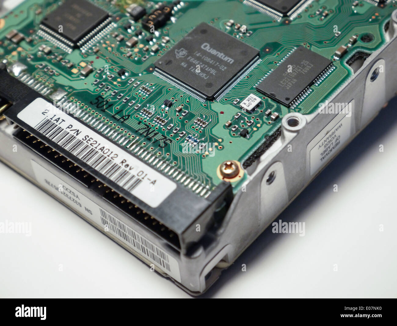 Scheda di circuito il disco rigido del computer Foto Stock