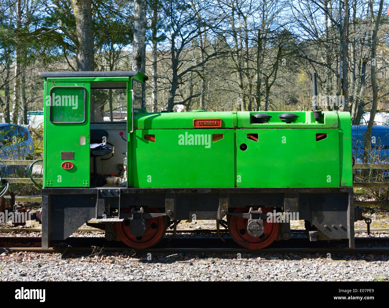 Locomotiva No.11 'Cumbria'. La South Tynedale Railway, Alston, Cumbria, England, Regno Unito, Europa. Foto Stock
