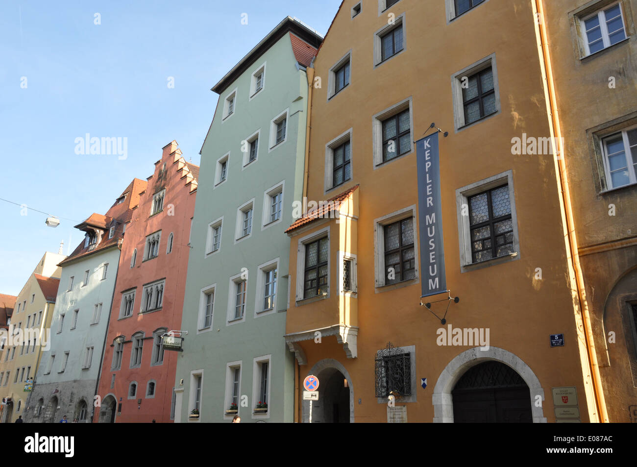 Johannes Kepler house in Regensburg che è ora un museo. Foto Stock