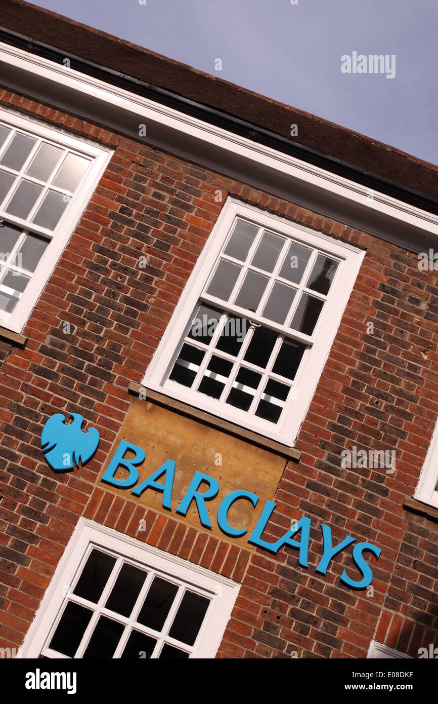 Barclays Bank filiale a Sherborne Dorset England Regno Unito Foto Stock