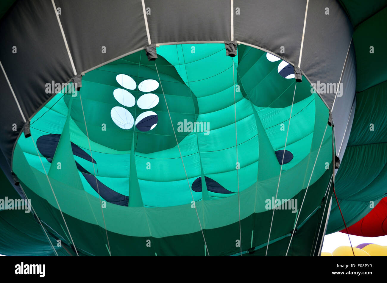 Close-up della mongolfiera in Putrajaya International Hot Air Balloon Fiesta Foto Stock