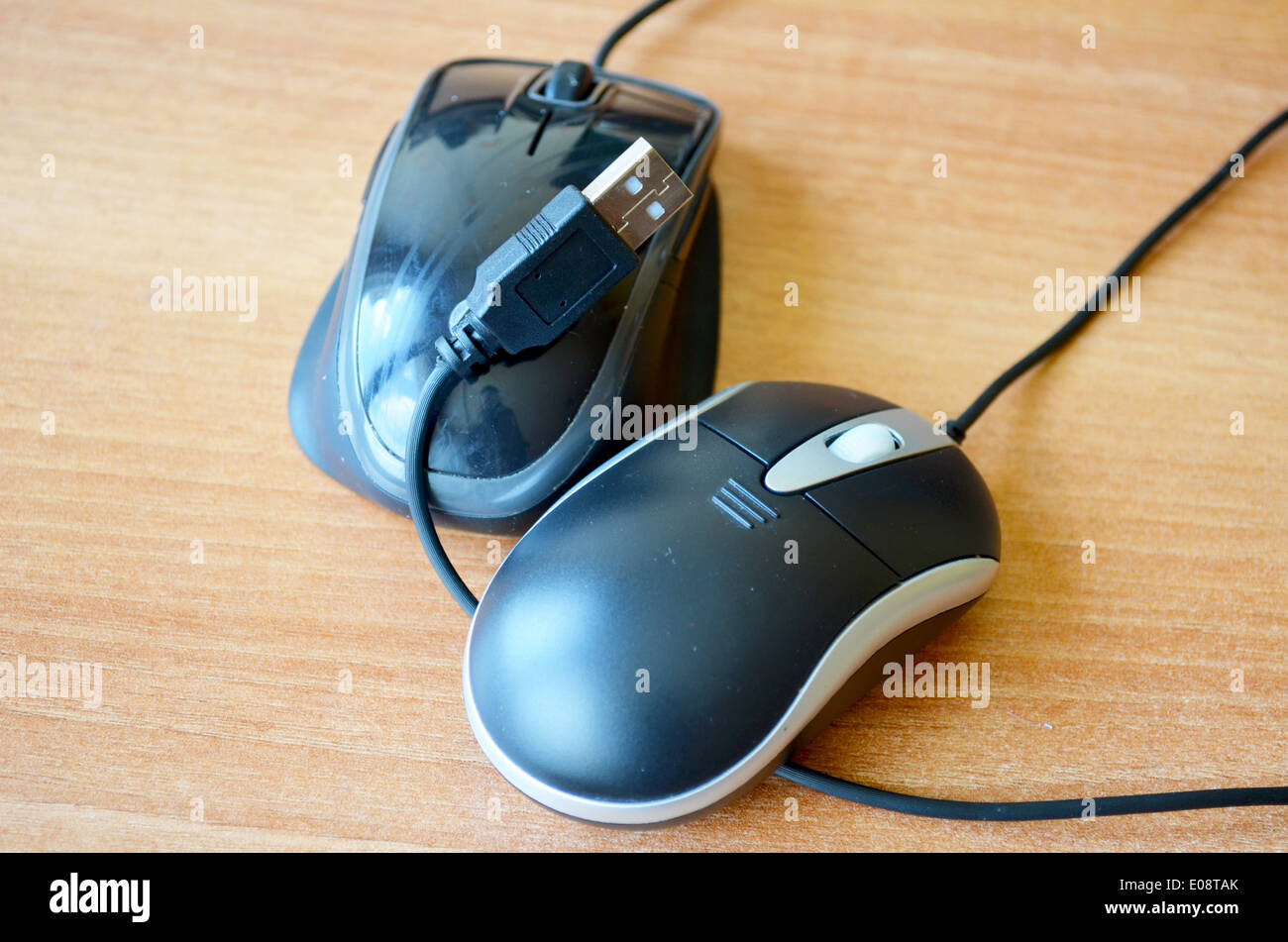 Mouse doppia doppia per il lavoro professionale Foto Stock