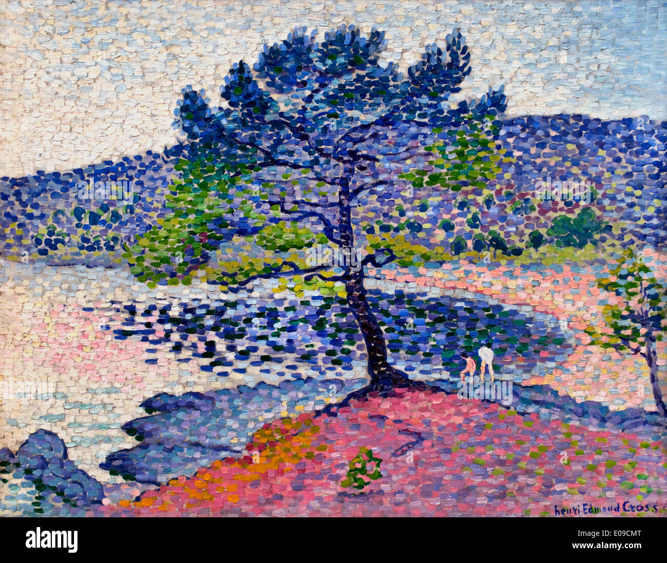 Spiaggia , effetto sera 1902 Henri Edmond Cross 1856-1910 Francia - Francese Foto Stock