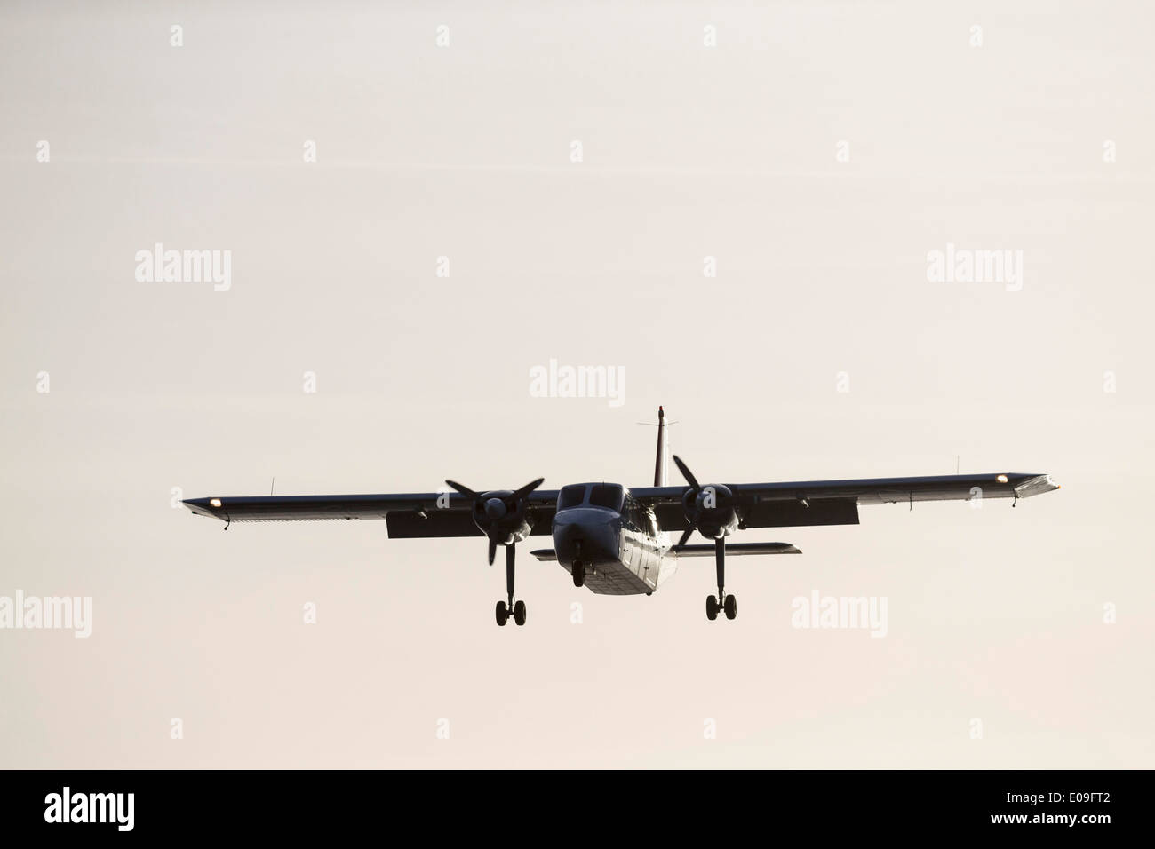 Germania, elica di aereo sull isola di Helgoland Foto Stock