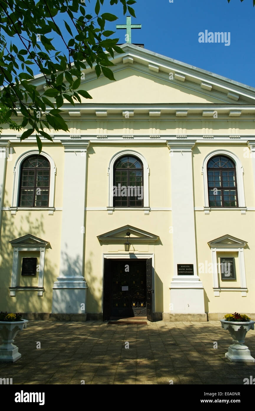 La chiesa di Nostra Signora di Loreto a Varsavia, Polonia Foto Stock