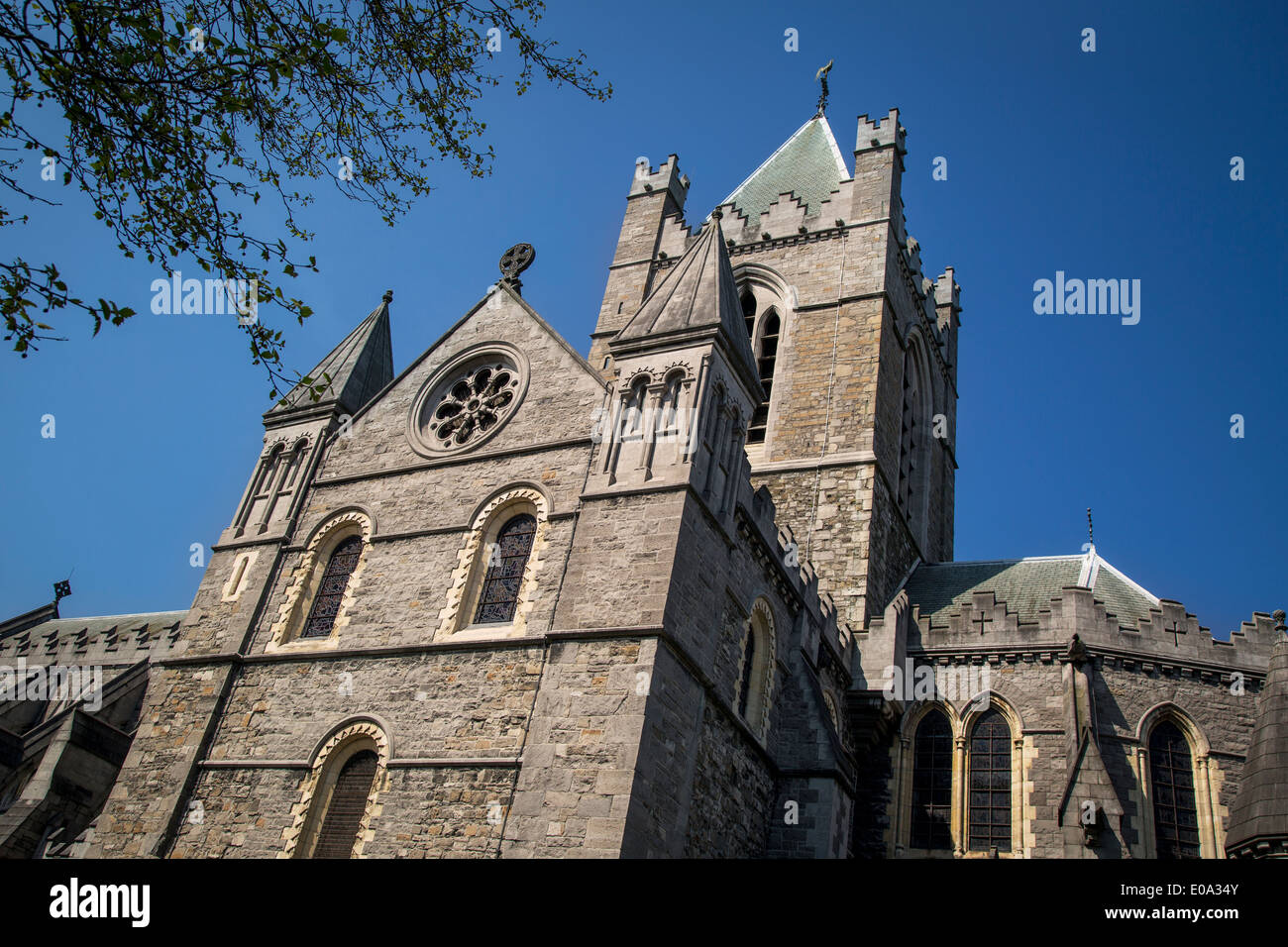 La cattedrale di Christ Church, Dublino, Irlanda Foto Stock