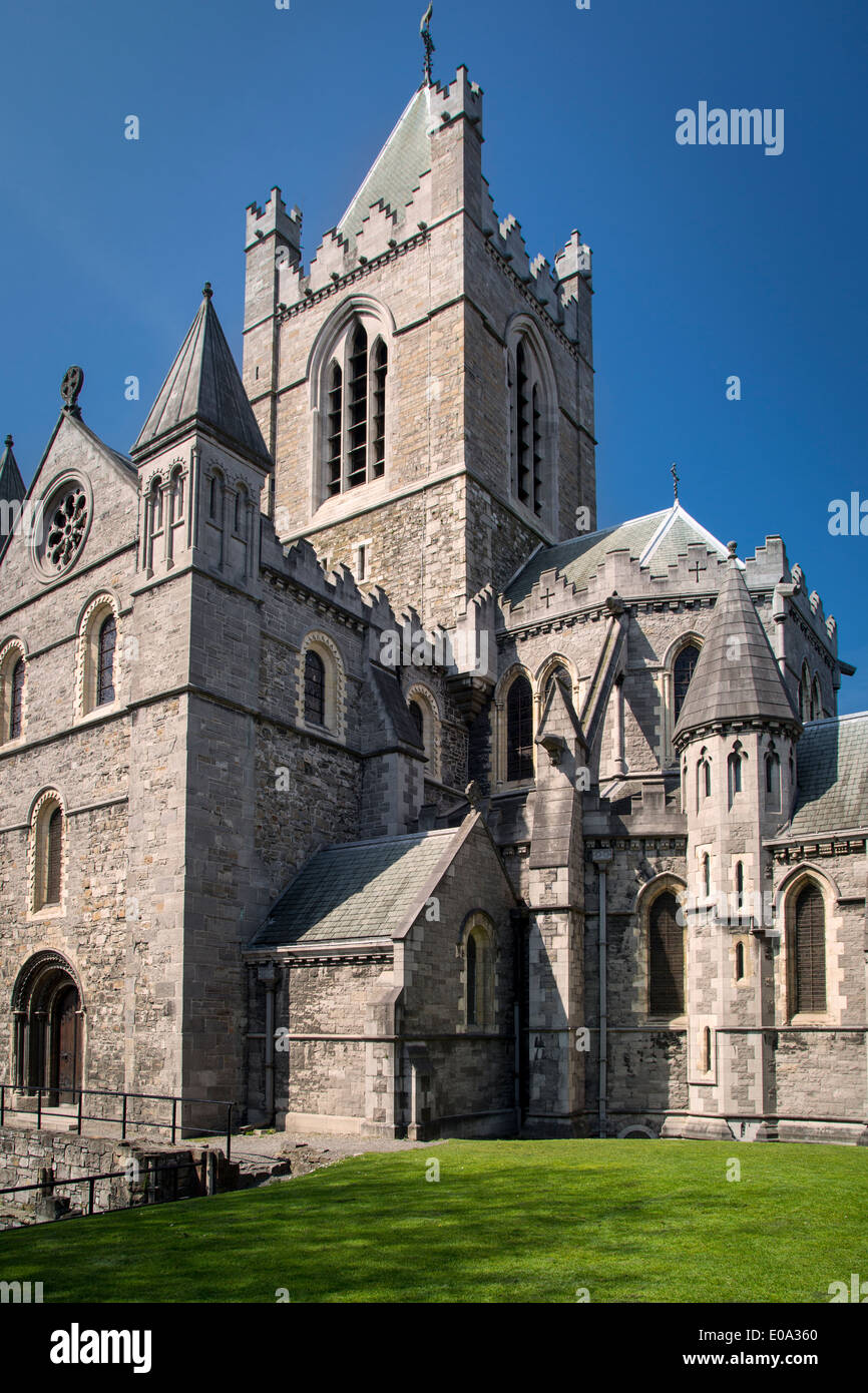 La cattedrale di Christ Church, Dublino, Irlanda Foto Stock
