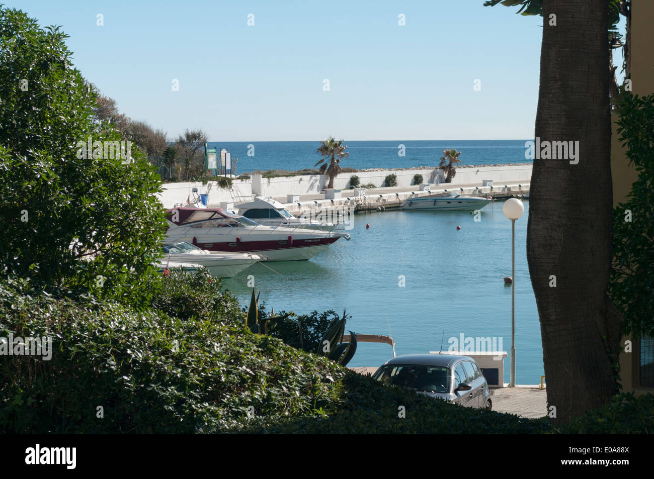 Puerto Cabopino, Spagna Foto Stock