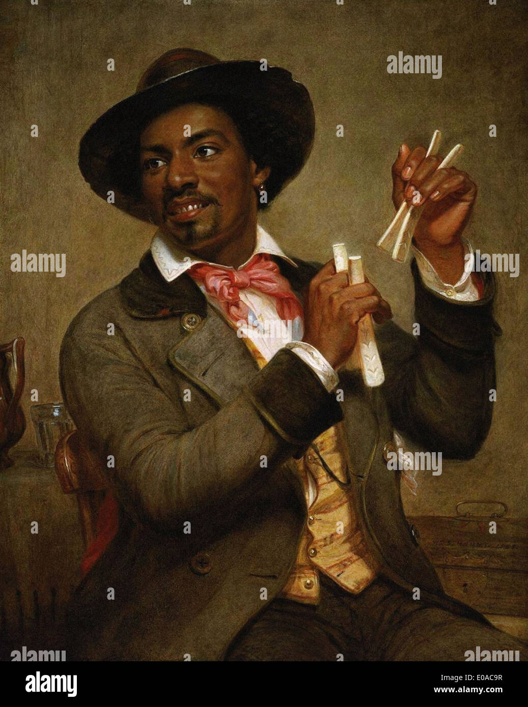 William Sidney Mount il lettore di osso Foto Stock