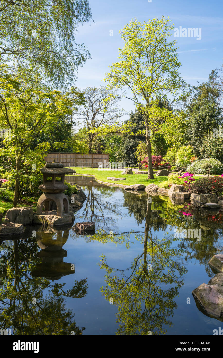 Kyoto Garden a Holland Park, London, Regno Unito Foto Stock