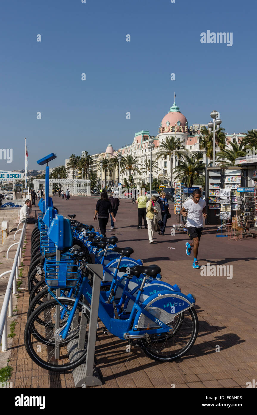 Promeande des anglais Nizza, Francia, COTE D' Azur, Alpes Maritime, Francese Foto Stock