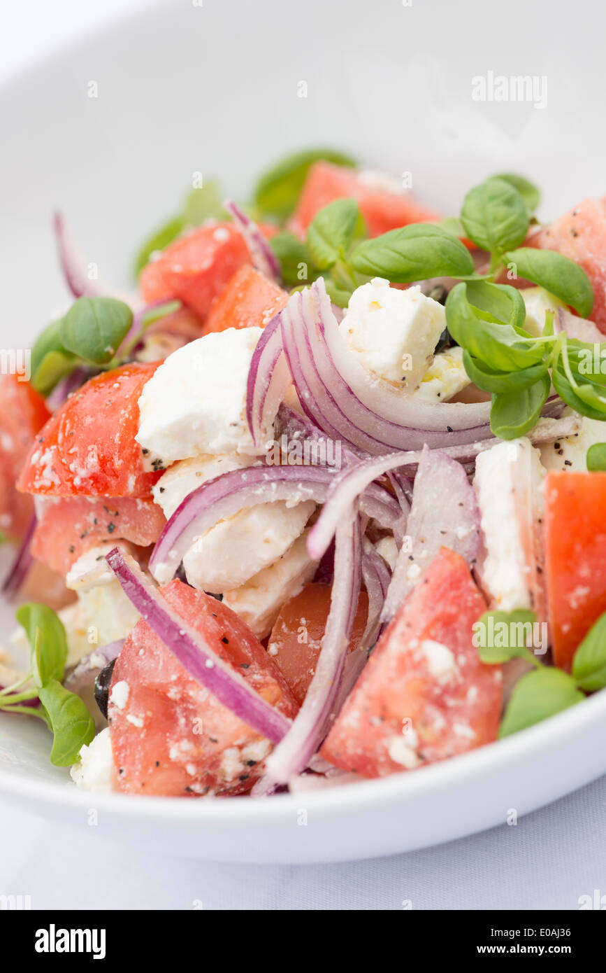 Insalata di feta Foto Stock