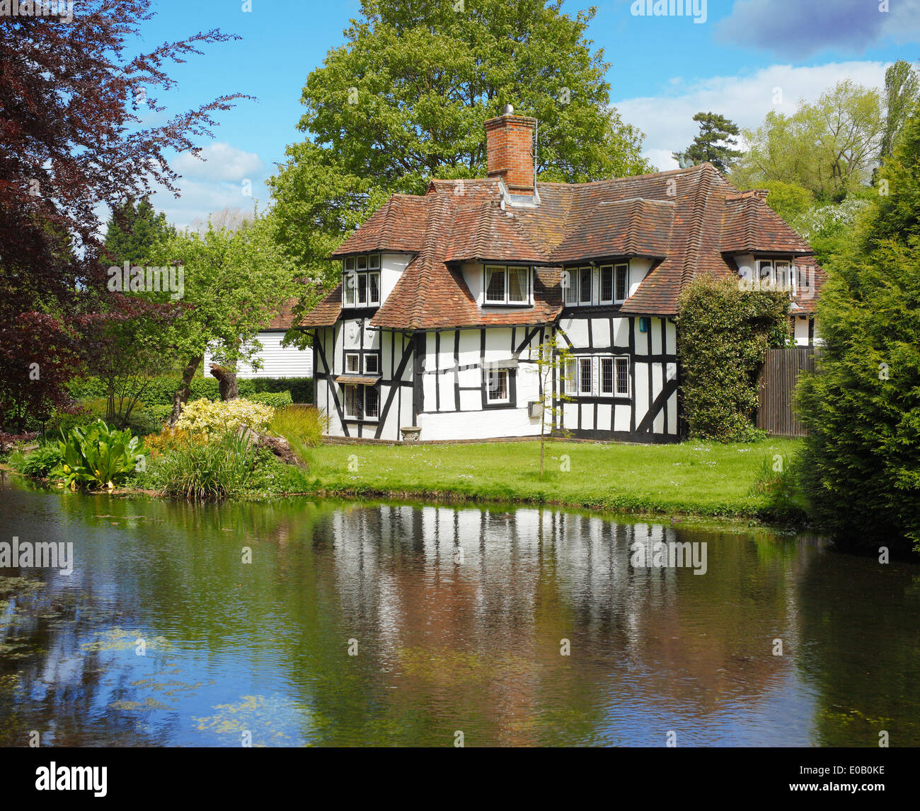 Grazioso stile Tudor cottage, allentati. Foto Stock
