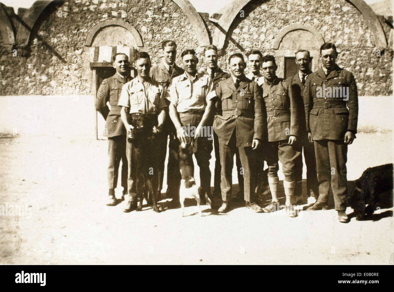 Il sergente Edwin Newman prestò servizio con la Royal Air Force (RAF) in Iraq, fornendo supporto in Medio Oriente come parte delle operazioni della RAF nella regione. Foto Stock