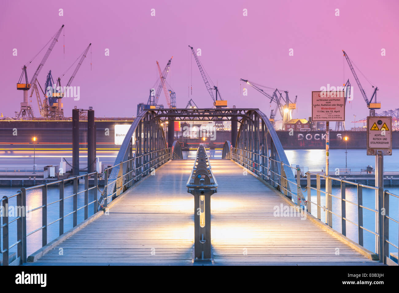 Germania, Hamburg St. Pauli, Gangplank Foto Stock