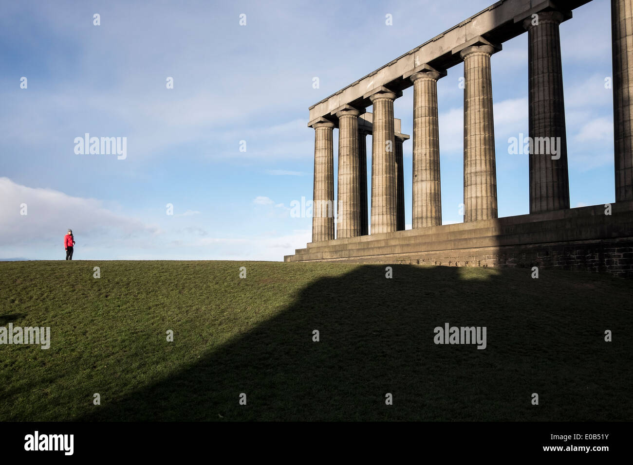 Il monumento della Scozia in Edinburgh Foto Stock