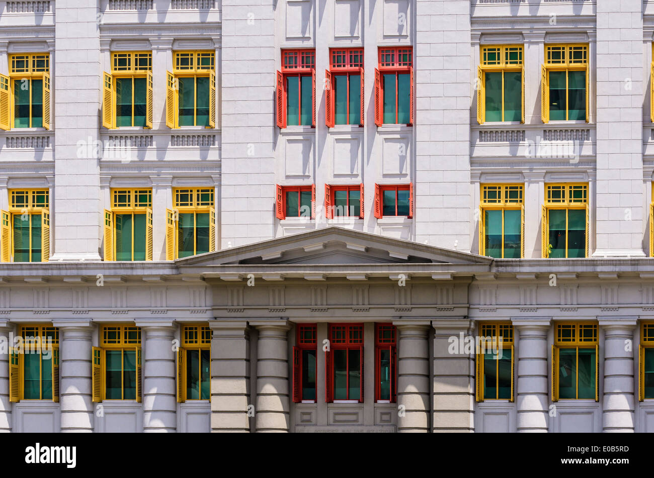 Singapore, Ministero degli affari culturali e di comunità e la gioventù, facciata Foto Stock