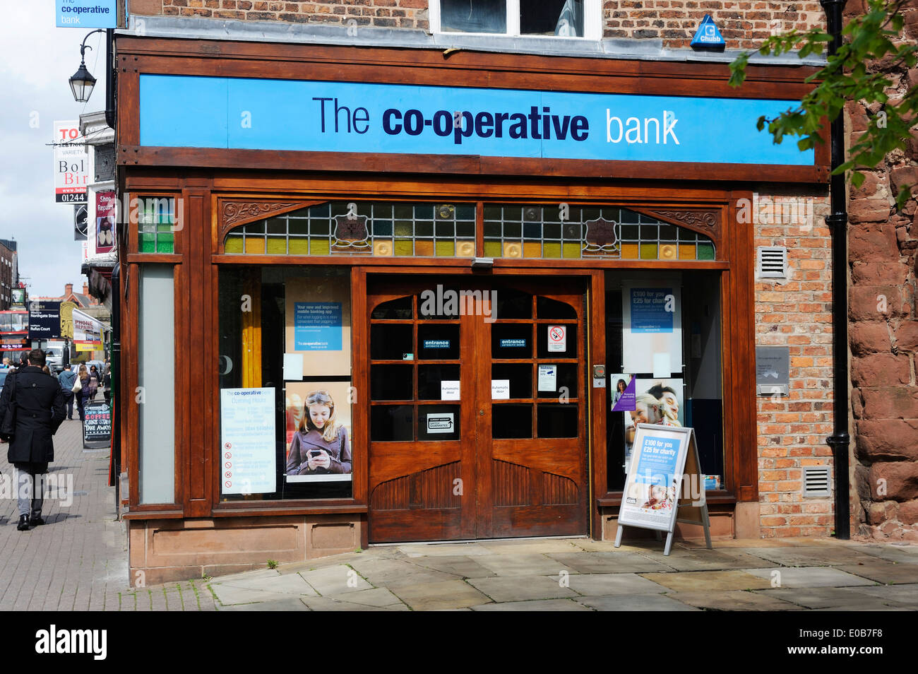 Coop filiale di banca in Northgate Street, Chester. Foto Stock