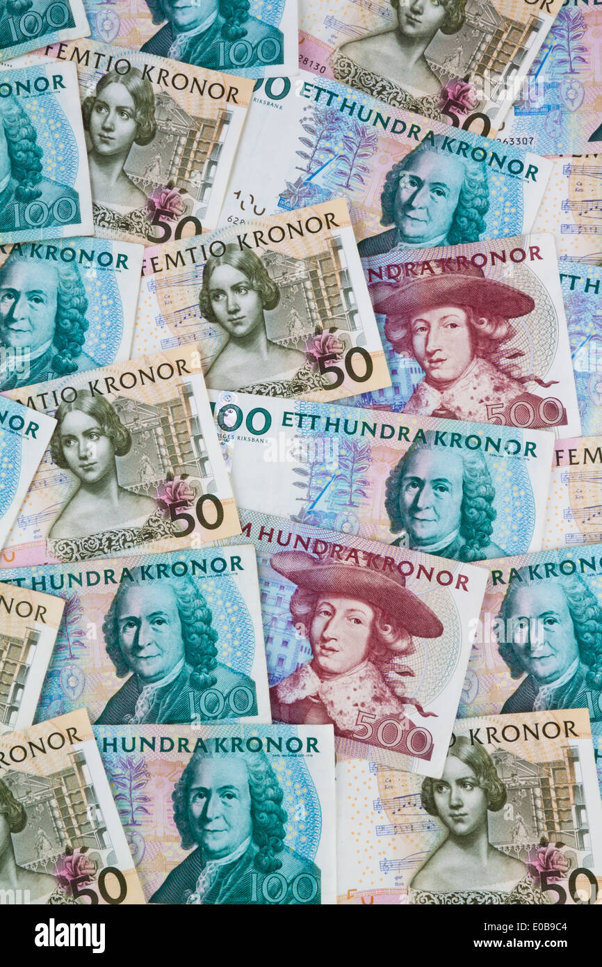 Corone svedesi Foto Stock