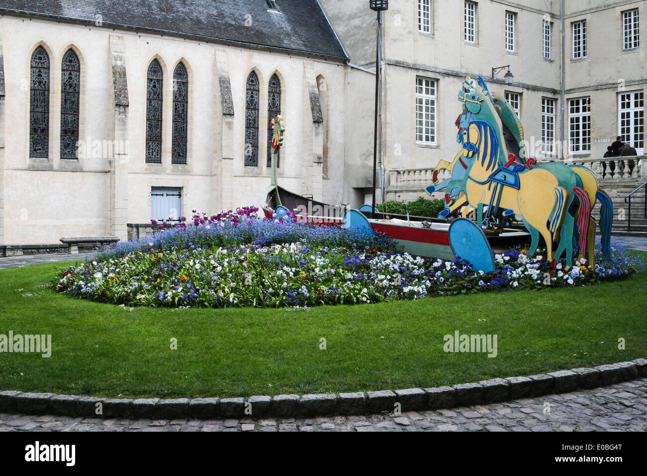 Arazzo di Bayeux museum francia Foto Stock