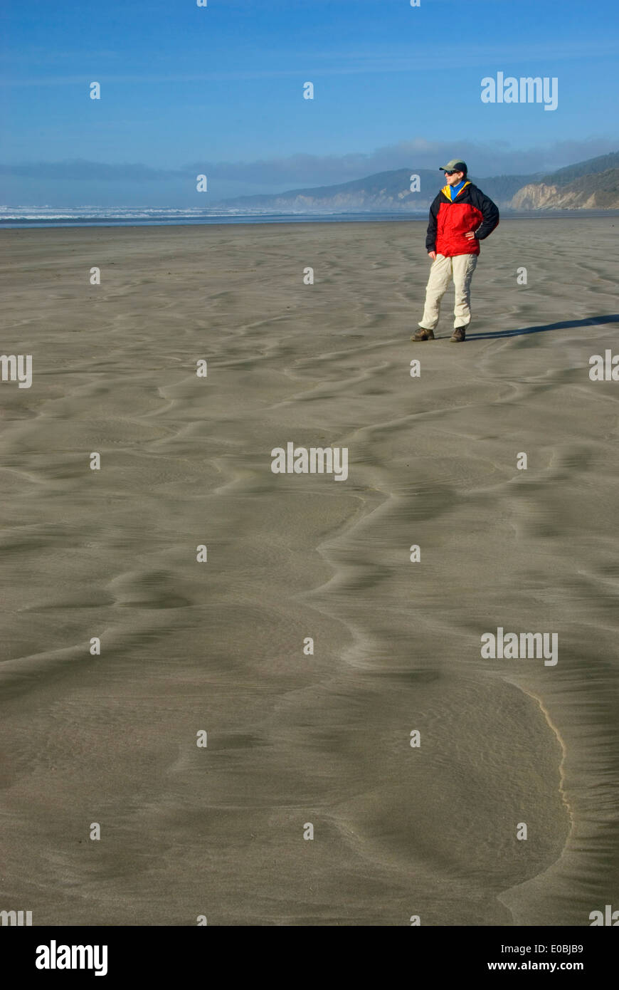Spiaggia di mercanti, sette demoni State Park, Oregon Foto Stock