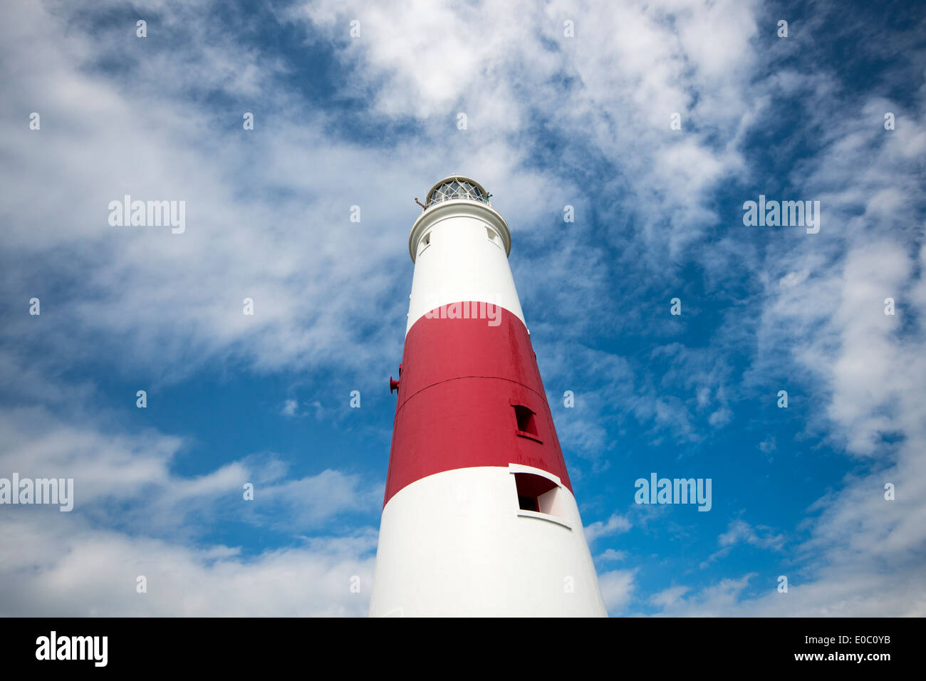 Dettaglio di Portland Bill lighthouse, Dorset, England, Regno Unito Foto Stock