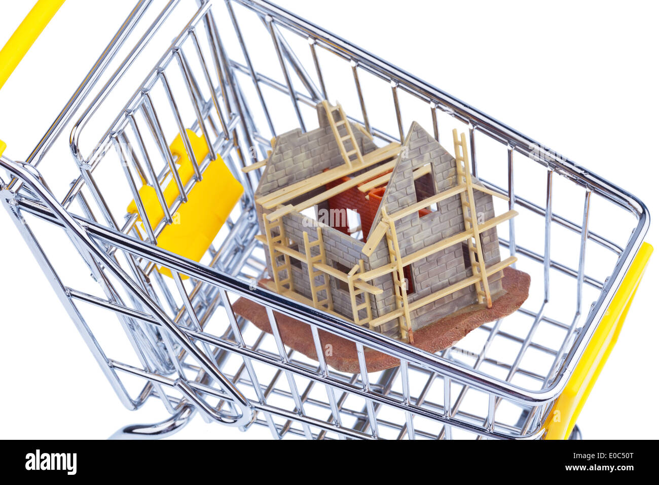 Costruzione di guscio di salvataggio di costruzione prestito risparmio building society accordo risparmio finanza finanzia il finanziamento del sostegno suppor Foto Stock