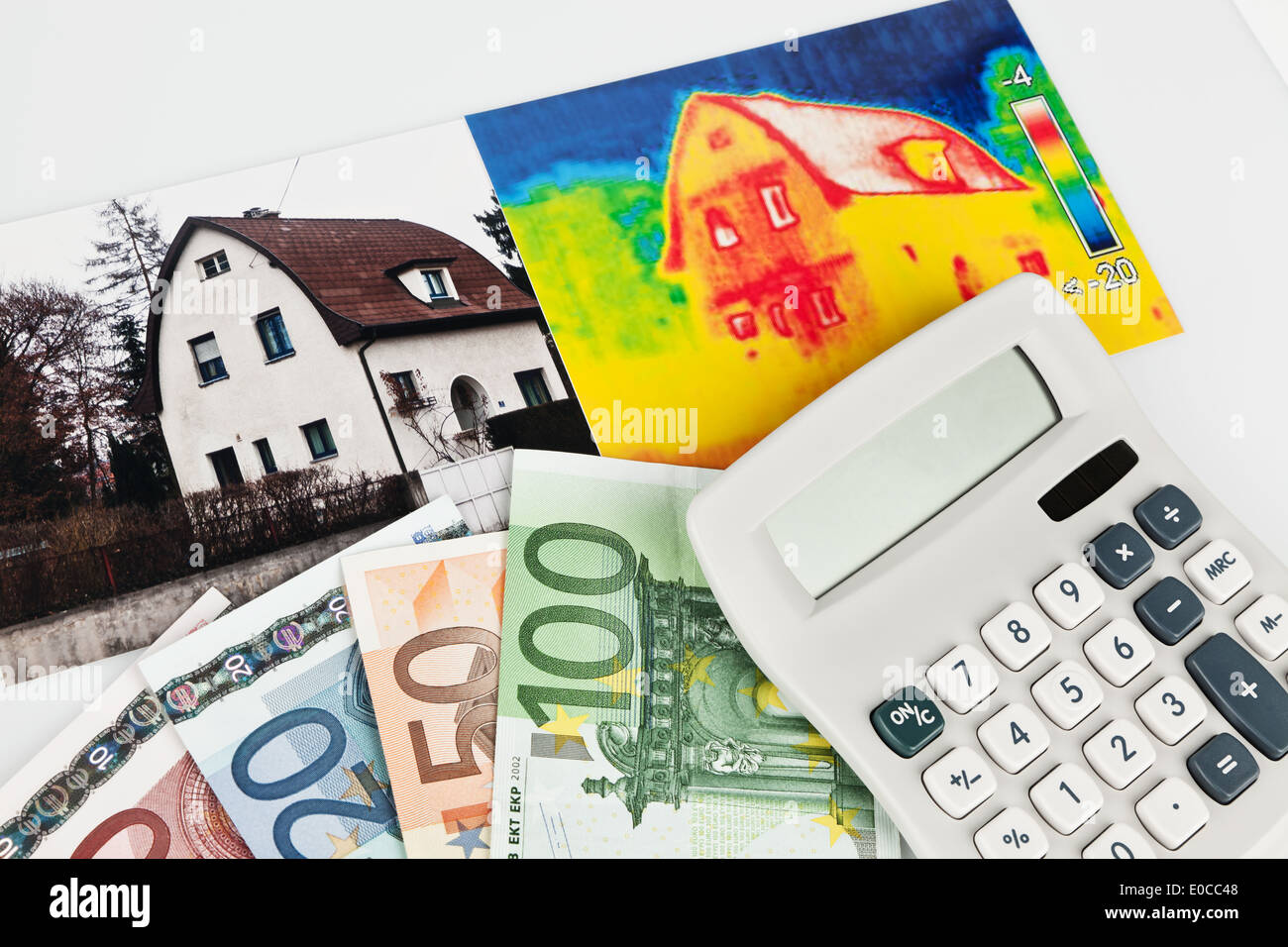 Per il risparmio di energia da isolamento termico Foto Stock