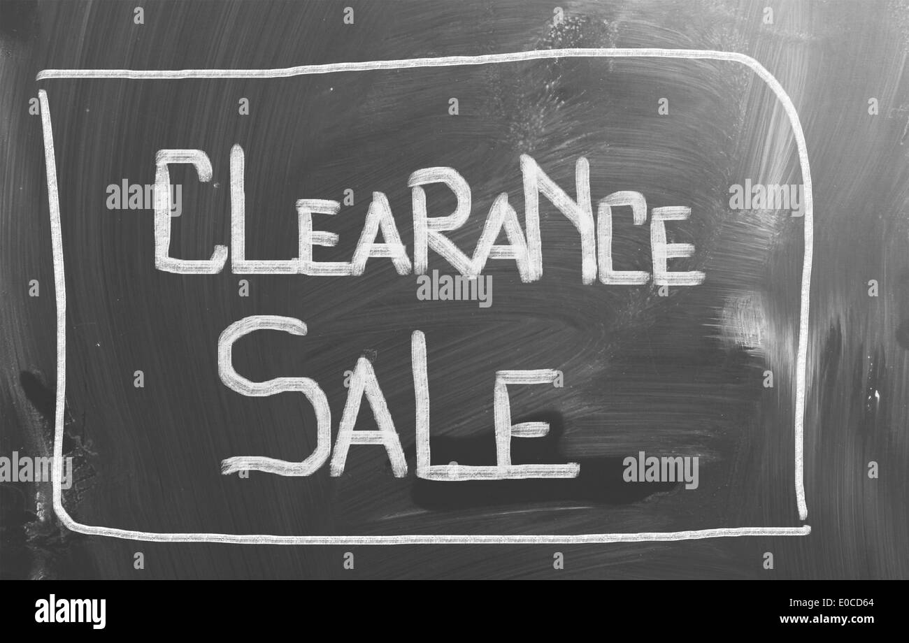 La vendita di liquidazione Concept Foto Stock