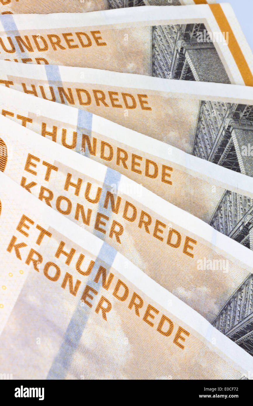 Corone danesi. Valuta dalla Danimarca in Europa., Daenische Kronen. Waehrung aus Daenemark in Europa. Foto Stock