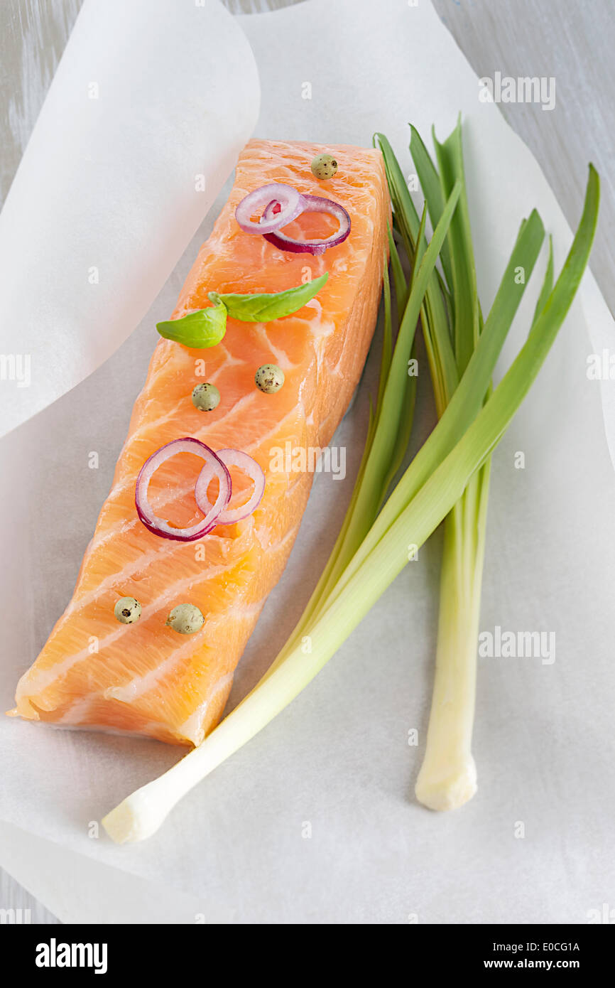 Salmone Foto Stock