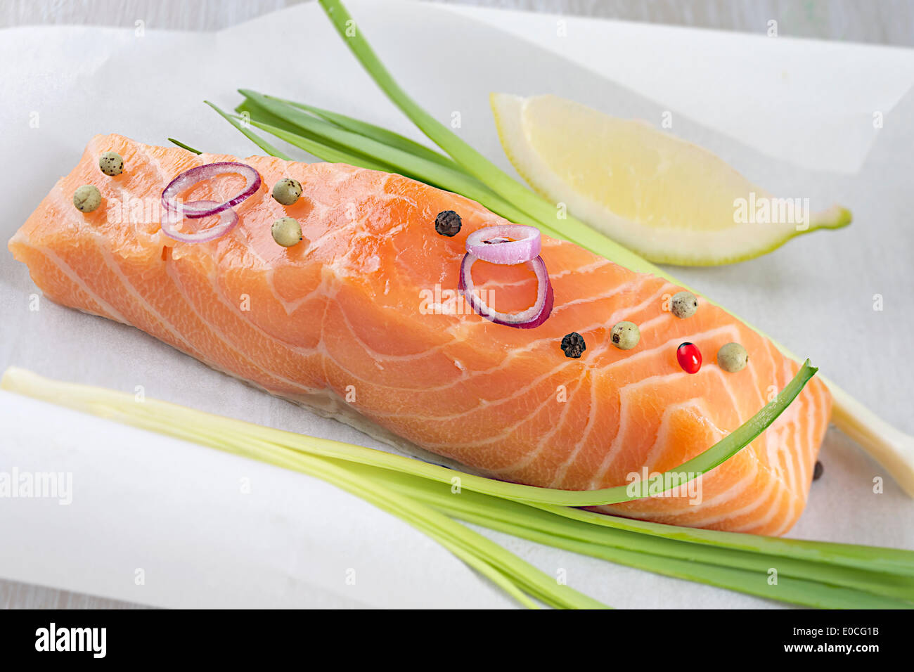 Salmone Foto Stock