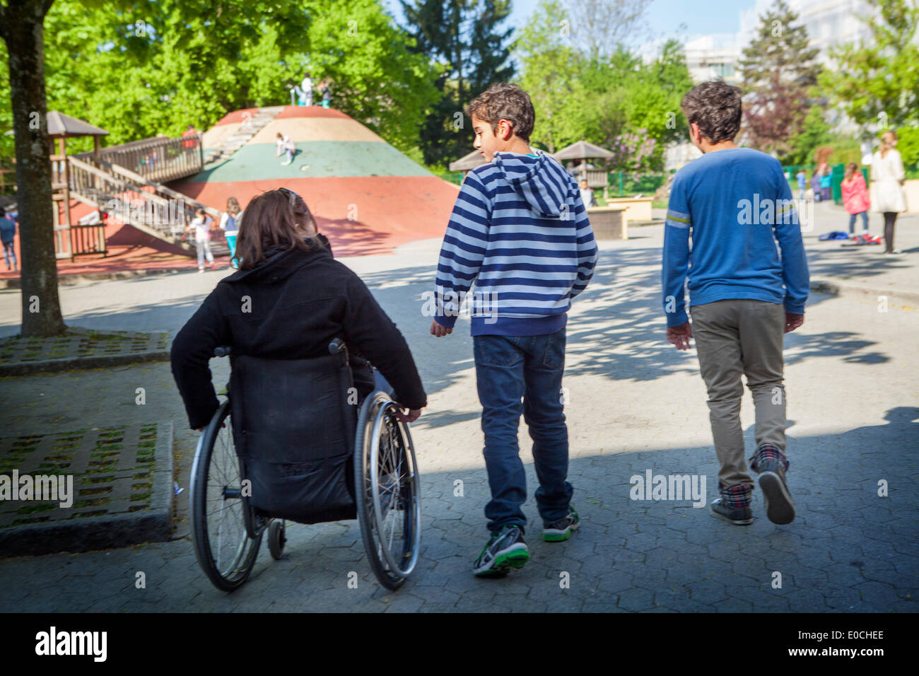 Accessibilità disabili Foto Stock