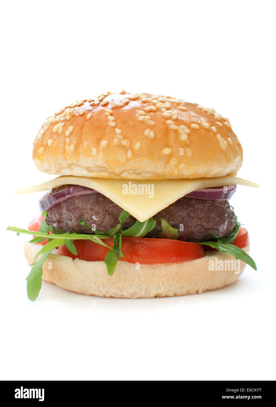 Cheeseburger Foto Stock