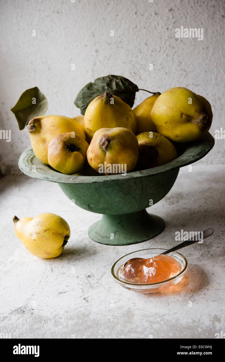 Cotogne e cotognata, in casa di Baviera, Germania Foto Stock