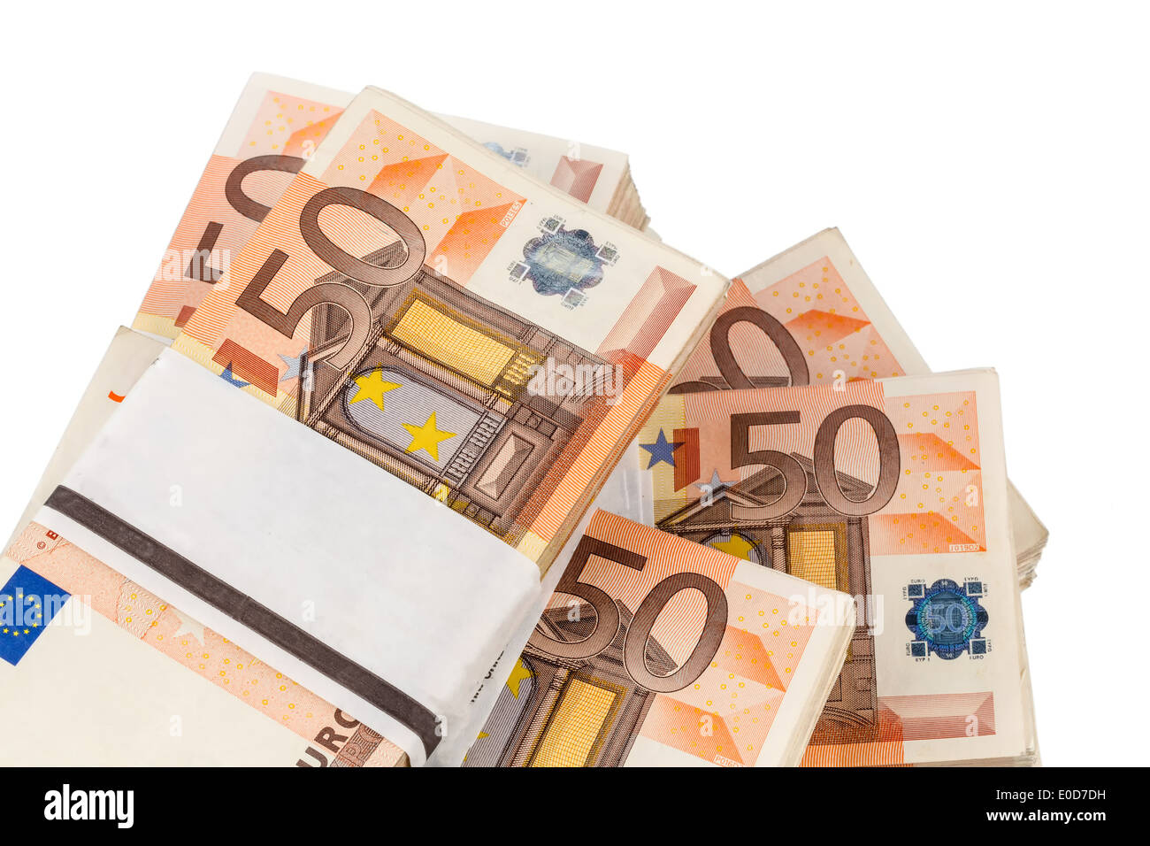 Euro, denaro, valuta, nota, note, bollette, contanti Foto Stock