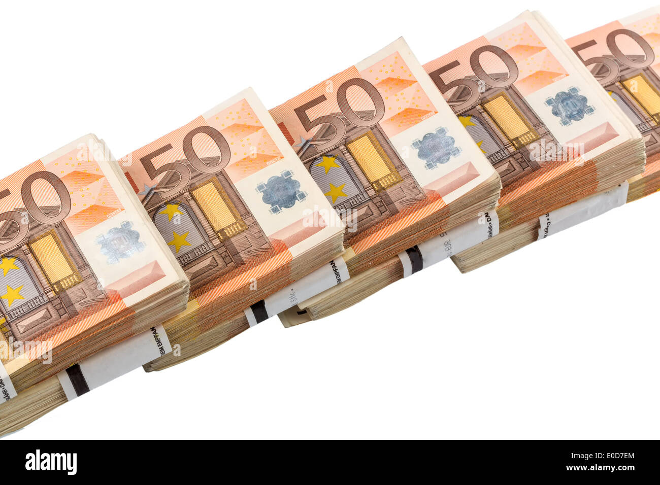 Euro, denaro, valuta, nota, note, bollette, contanti Foto Stock