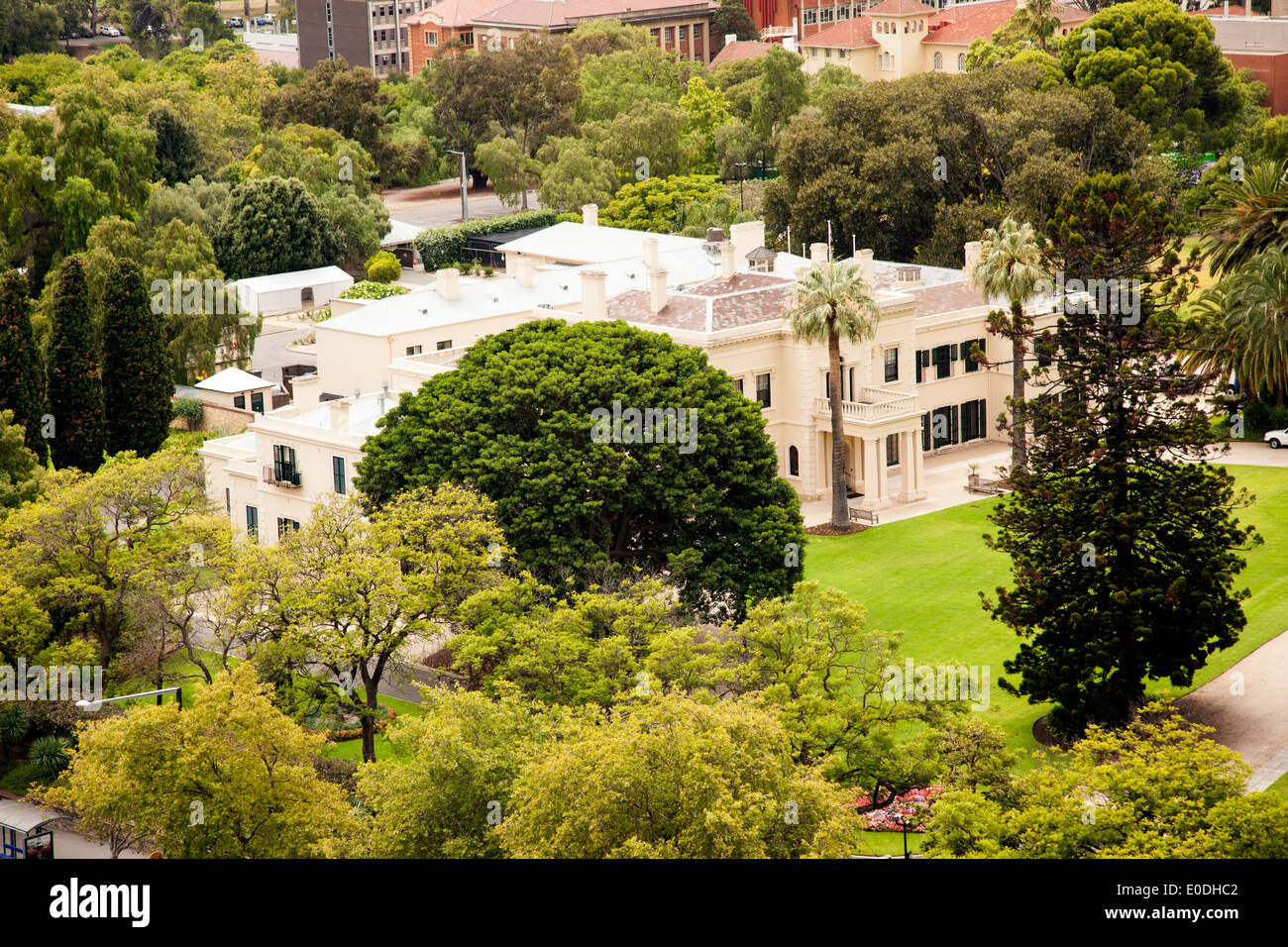 I motivi del governo House in Adelaide Australia Foto Stock