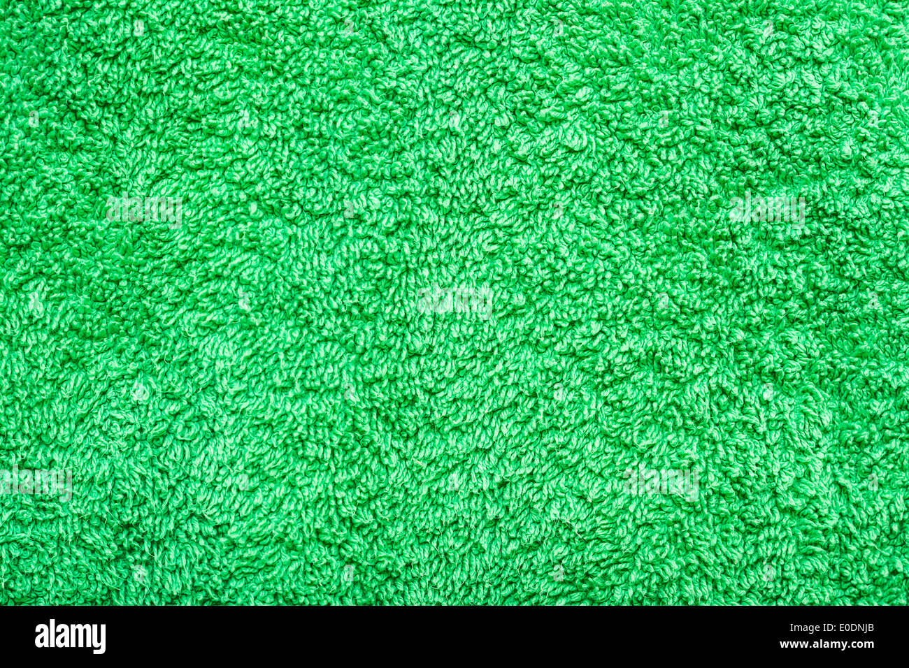 Verde di asciugamani di cotone Texture Closeup Foto Stock