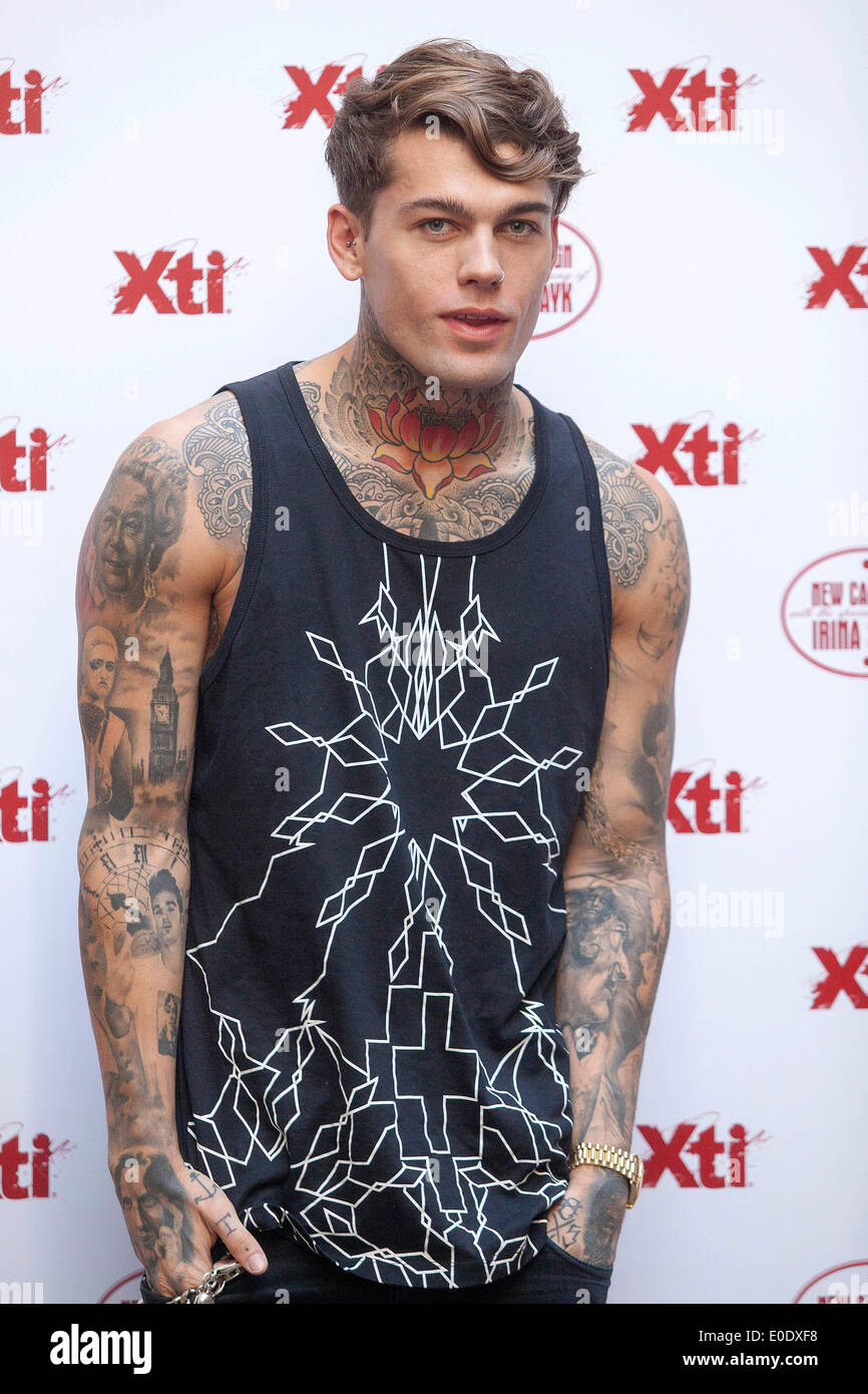 Madrid, Spagna. 09 Maggio, 2014. Stephen James assiste alla presentazione della nuova Xti calzatura raccolta presso Hospes Hotel il 9 maggio 2014 a Madrid, Spagna Credito: dpa picture alliance/Alamy Live News Foto Stock