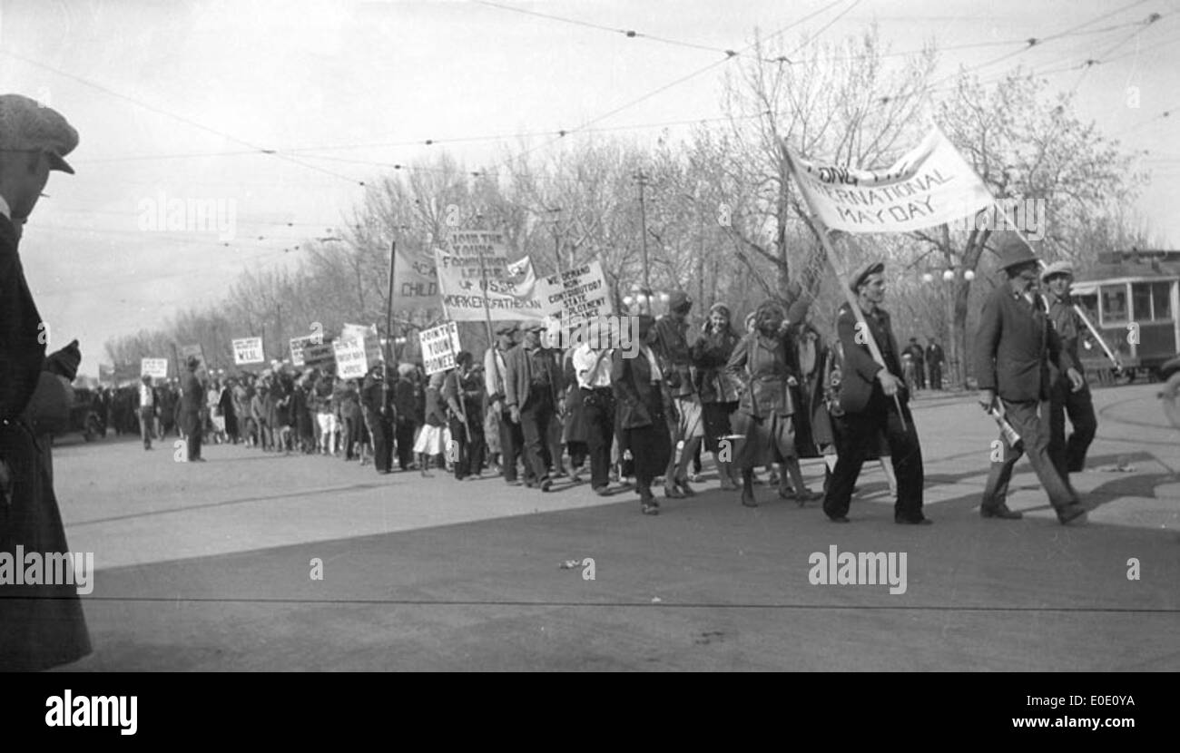 Il Partito comunista rally Foto Stock