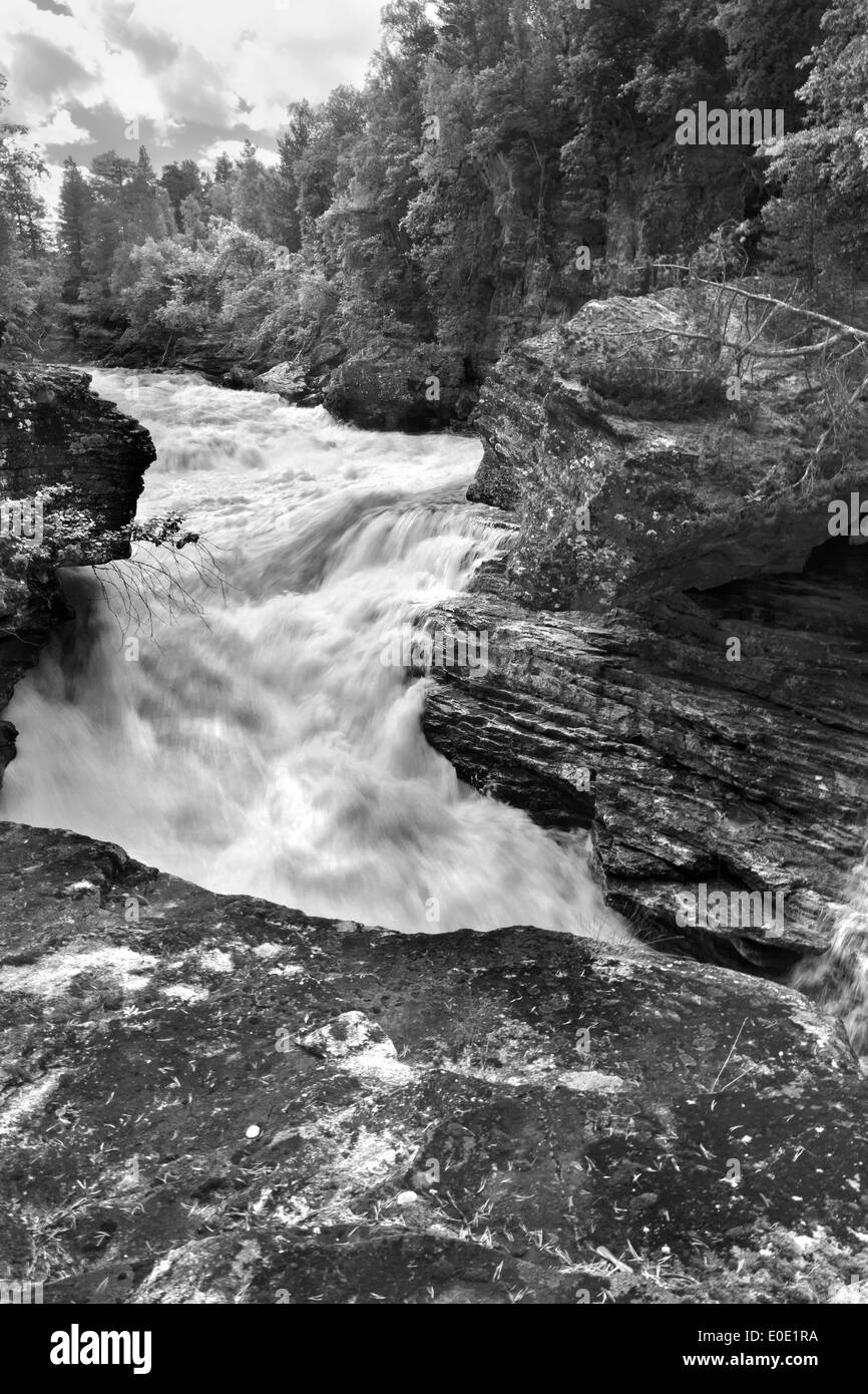 Paesaggio di montagna in Andalsnes, Norvegia Foto Stock