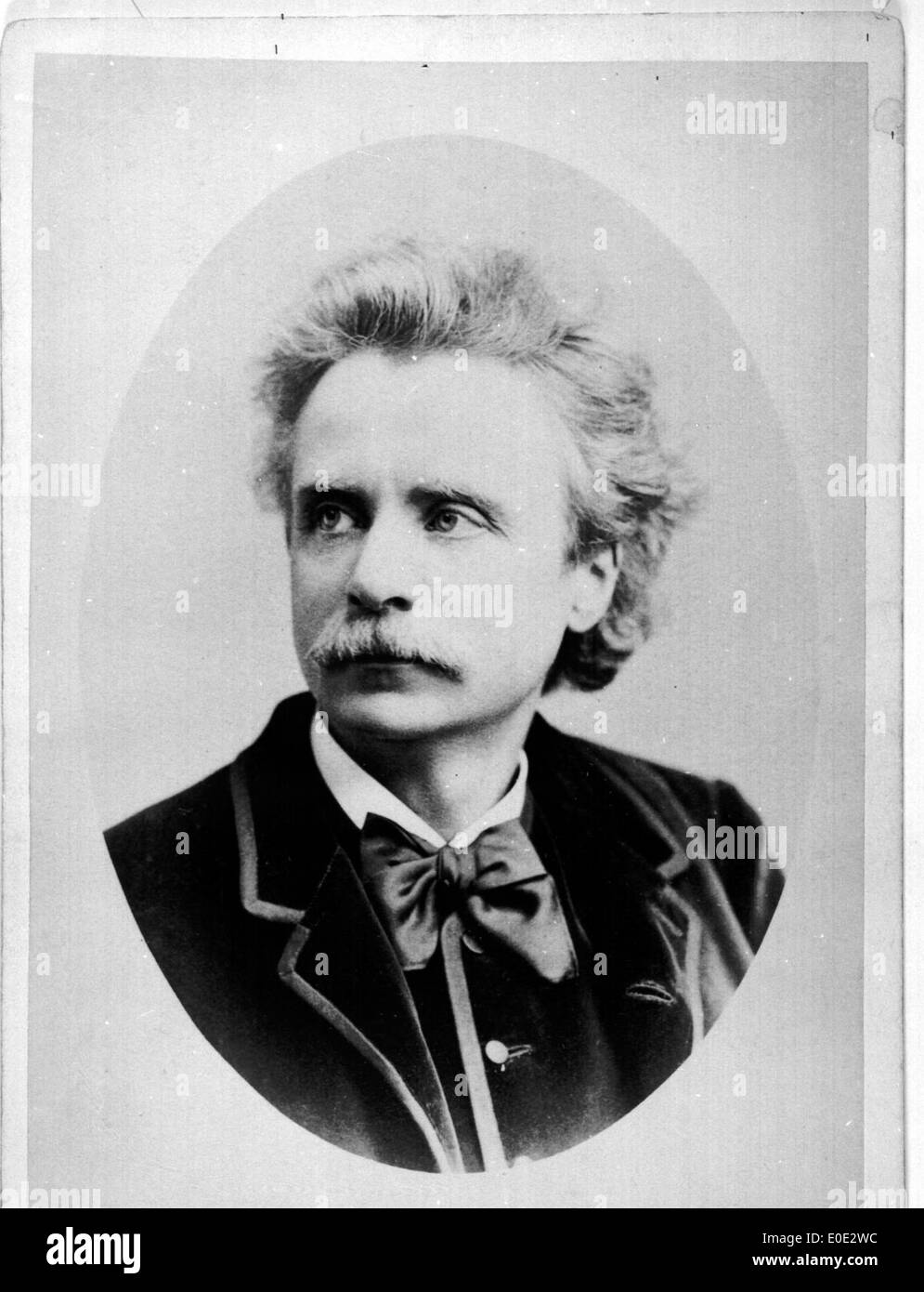 Edvard Grieg ritratto Foto Stock
