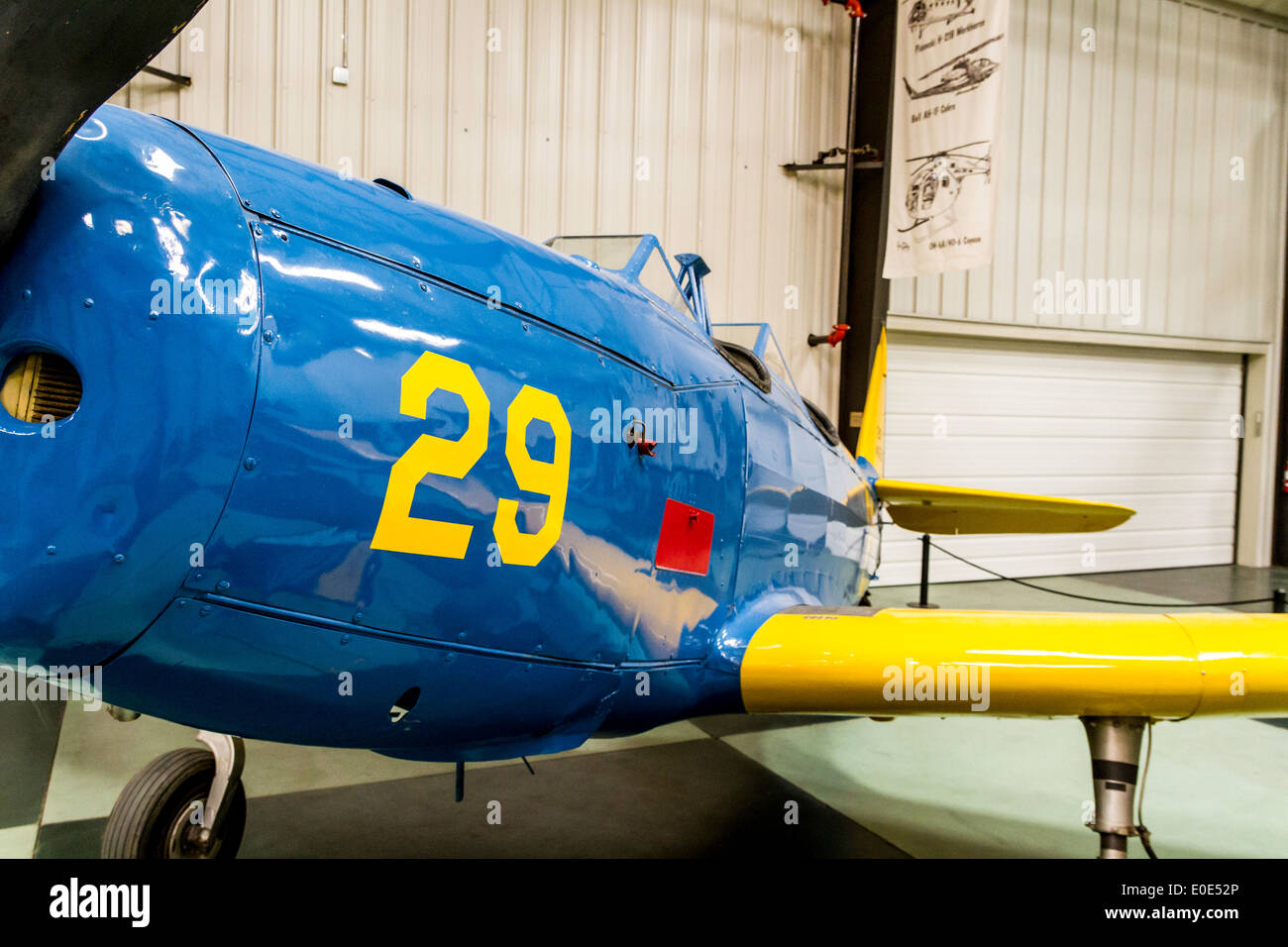 Fairchild PT-19 Cornell Trainer presso il campo marzo Air Museum in Riverside California Foto Stock