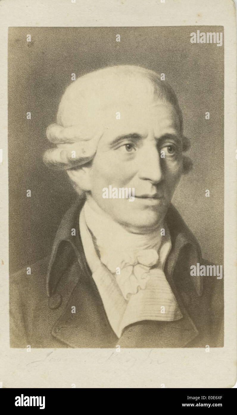 Joseph Haydn ritratto Foto Stock