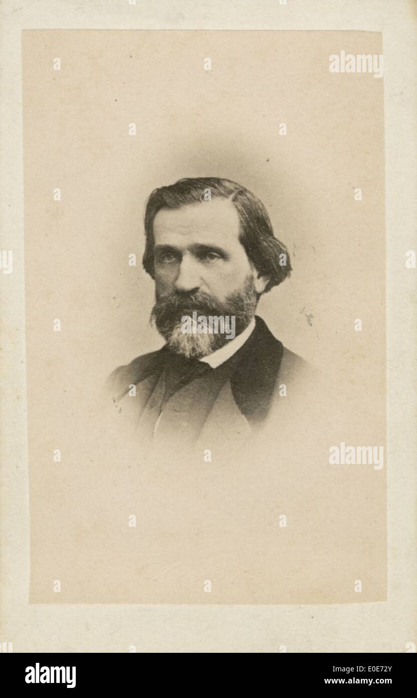 Giuseppe Verdi ritratto Foto Stock