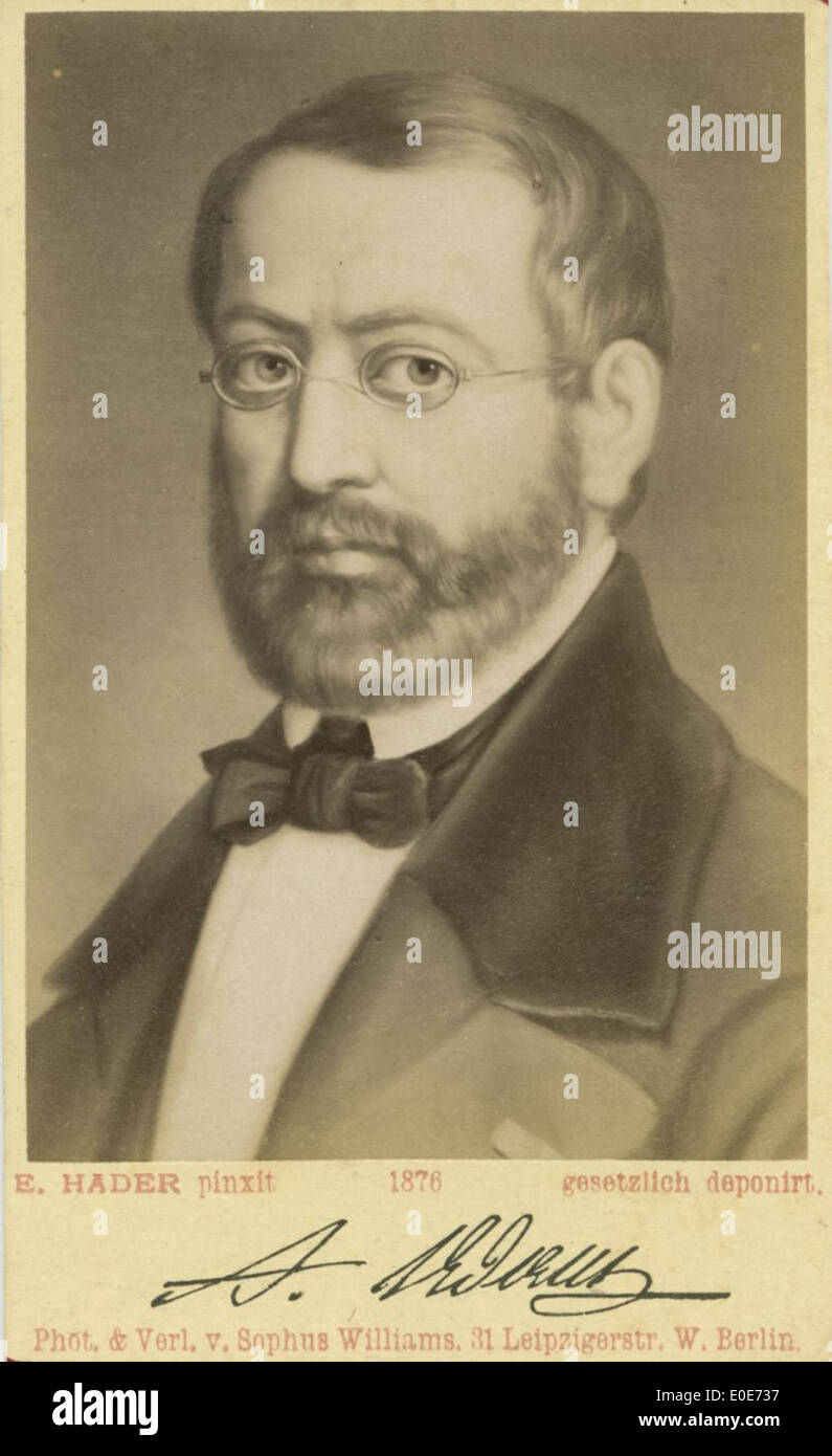 Adolphe Charles Adam ritratto Foto Stock