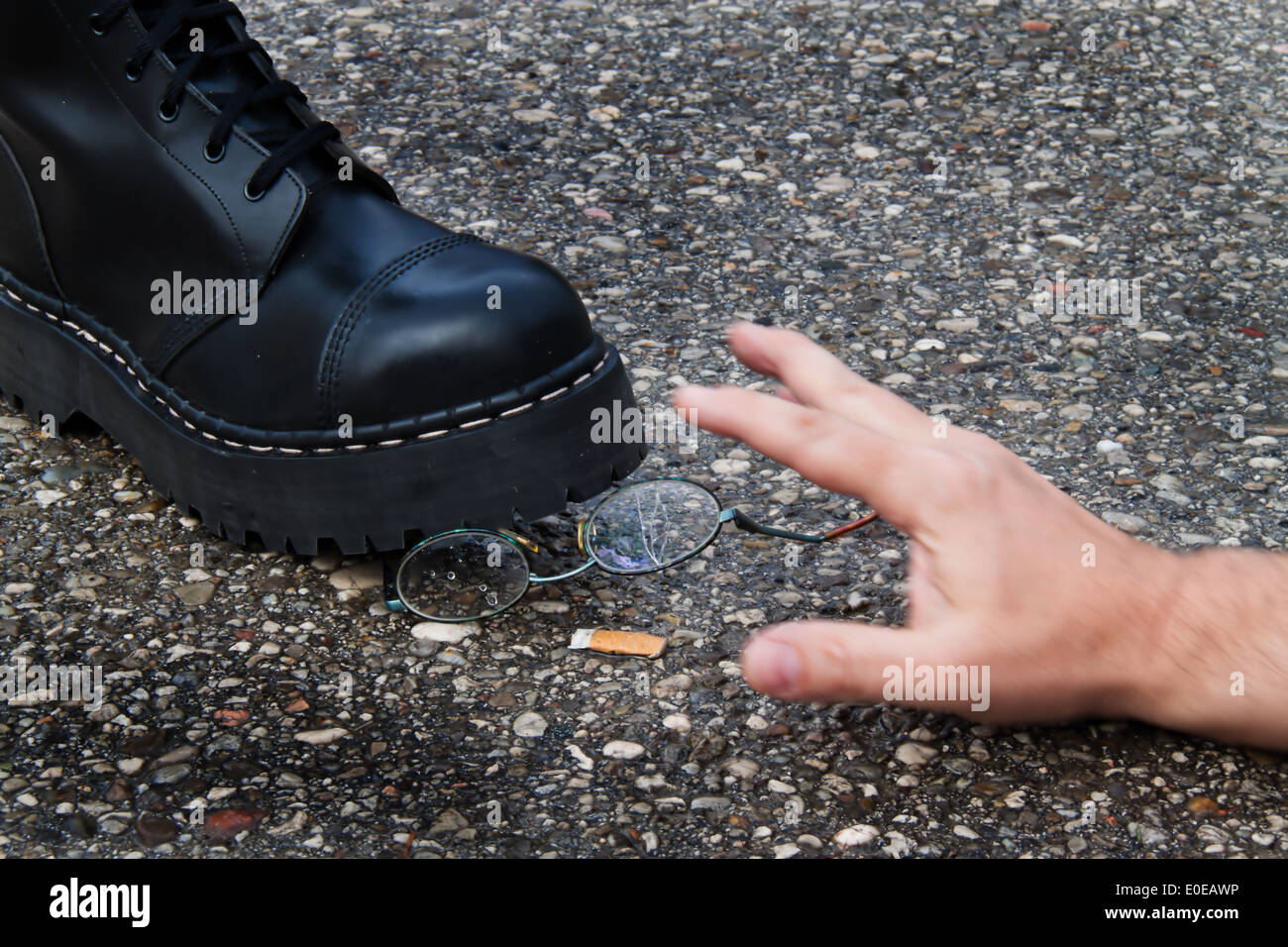 Immagine simbolica di nazisti, skinheads e destra radicalismo, Symbolbild fuer nazista, Skinheads und Rechtsradikalismus Foto Stock