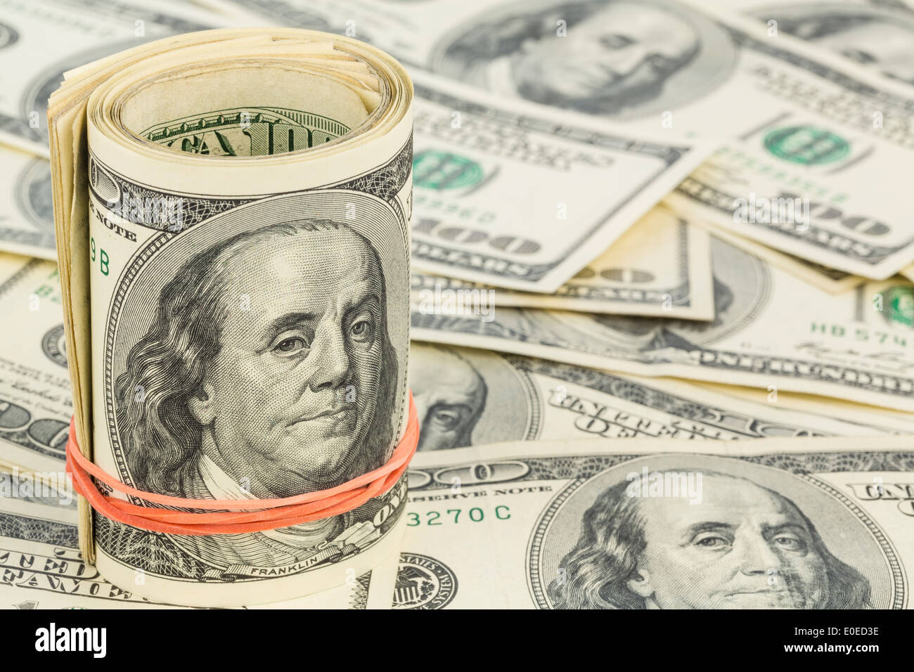 Vecchiaia disposizioni America problemi di bilancio di cassa business dollar dollar segna dollari Dollaro dollaro di luce note finanze reddito fin Foto Stock