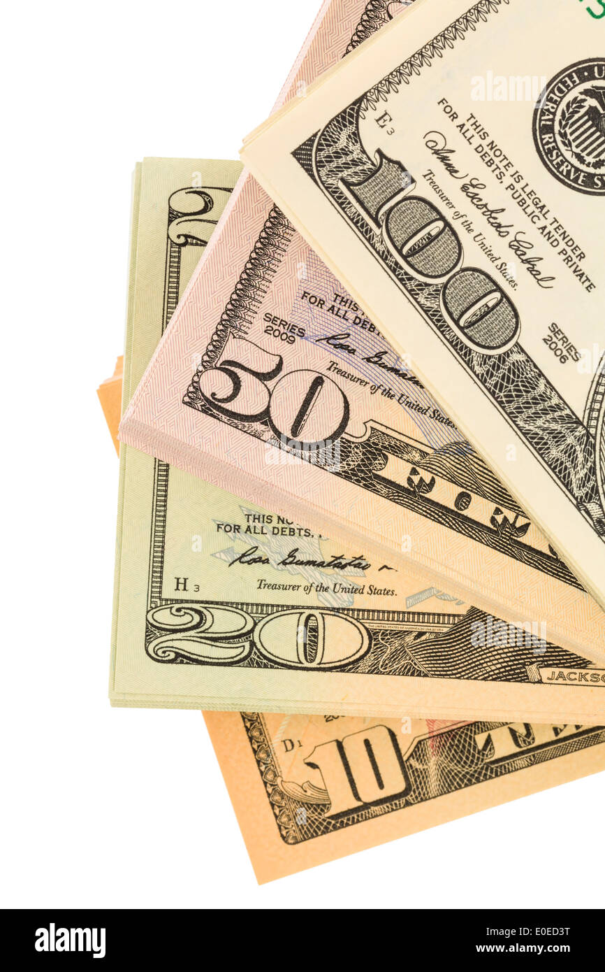 Vecchiaia disposizioni America problemi di bilancio di cassa business dollar dollar segna dollari Dollaro dollaro di luce note finanze reddito fin Foto Stock